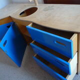 Corner kitchen in wood / dinette brand WESCO, vintage 90s