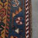 Vintage Hand-Knotted Rug with Patterns – 172x88cm