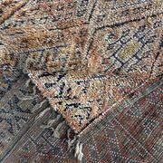 Vintage Moroccan Berber carpet in perfect condition made of wool.