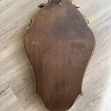 Angel wood mirror
