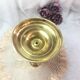 Gilded copper push candle holder