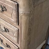 Louis XV chest of drawers in solid oak, late 18th century – Loire Valley