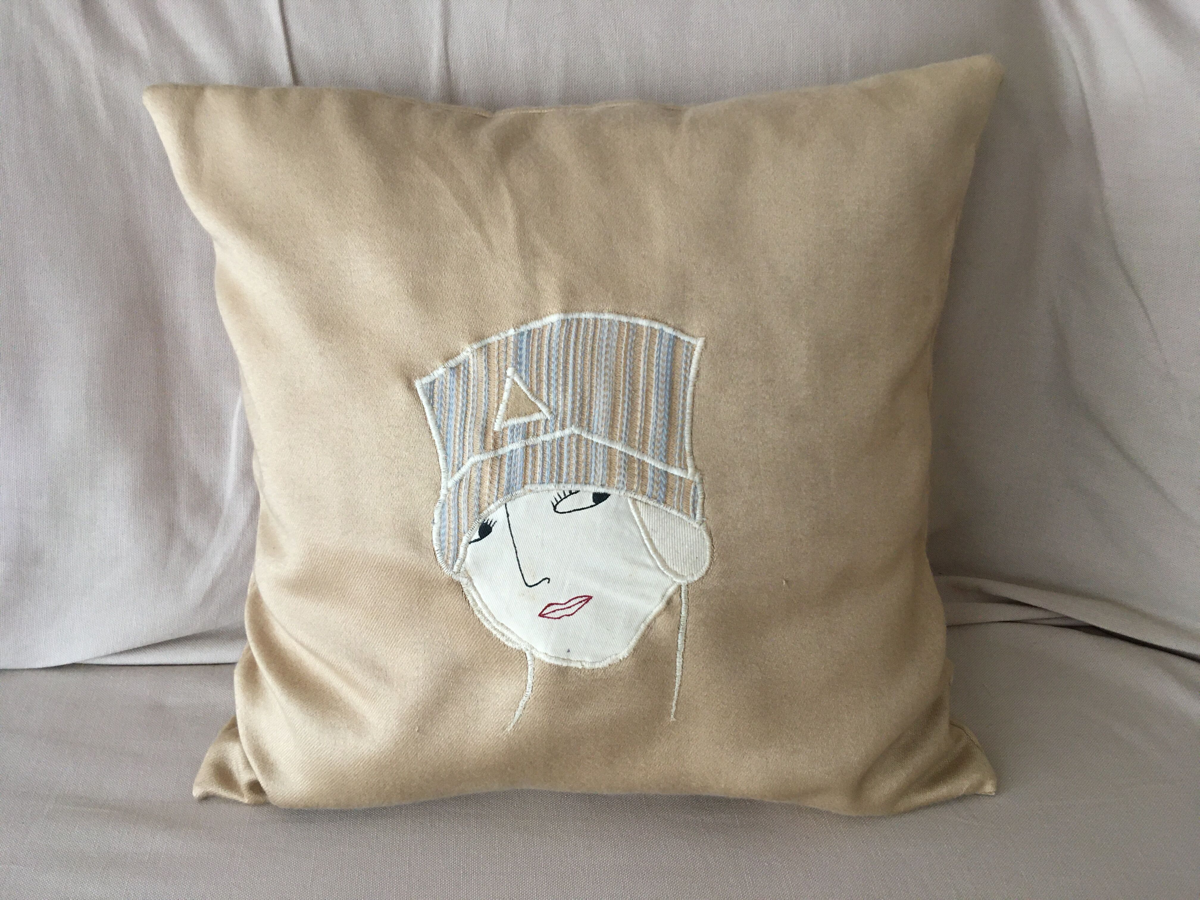 Two Art Deco cushions