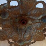 Bronze candle holder wall light