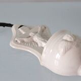 19th century earthenware stoup, Mouzin Frères, Onnaing