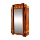 Antique Carlo Zen wardrobe, mahogany, Italy, 1902