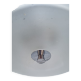 Czechoslovakian frosted glass pendant light