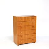 Teak six-drawer chest from the 1970s.