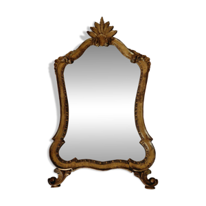 Grand miroir de Courtoisie - rouge