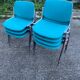 7 DSC 1965 chairs by Giancarlo Piretti published by Castelli, Italy.