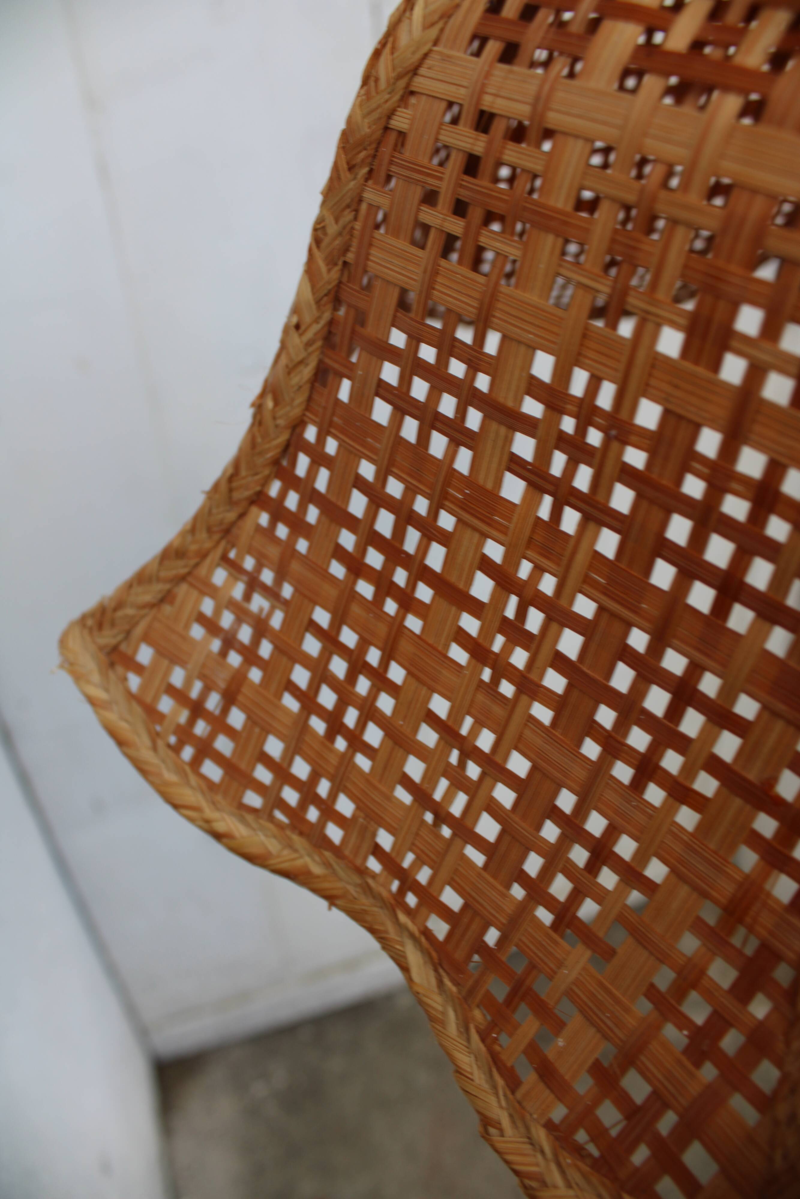 Rattan flower hanging