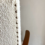 Scandinavian design boomerang armchair