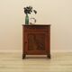 Burr wood cabinet, solid wood, Danish design, 1960s