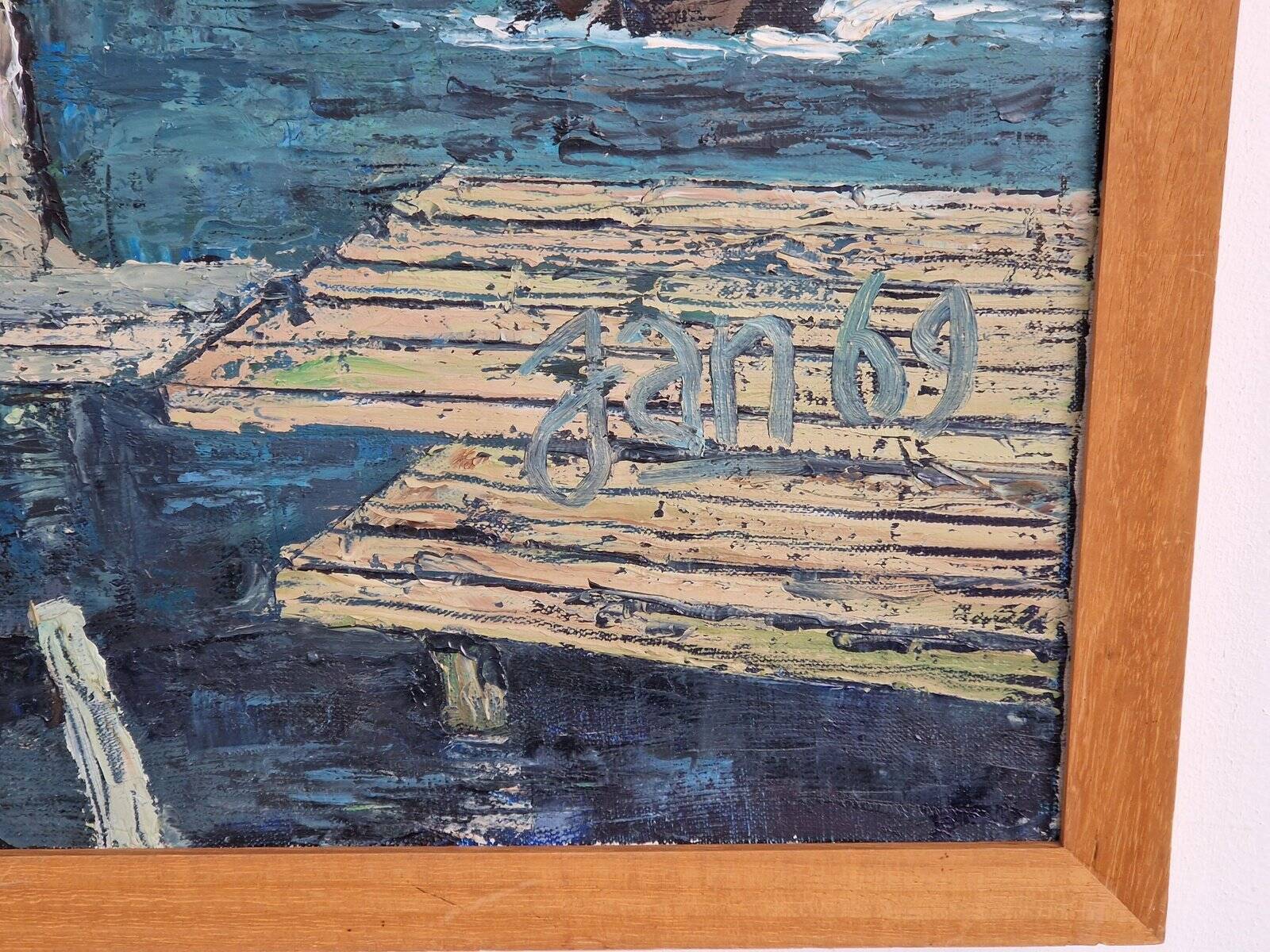 Harbor View, 1969, Acrylic on Canvas