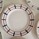 Set of 7 Saint Amandinoise Dessert Plates