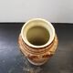 Old Ceramic Vase Beige Decor Brown Vintage