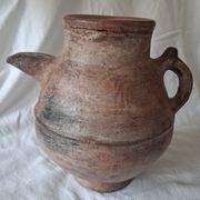 Ancient pottery, jug, traditional Berber/Kabyle in terracotta.