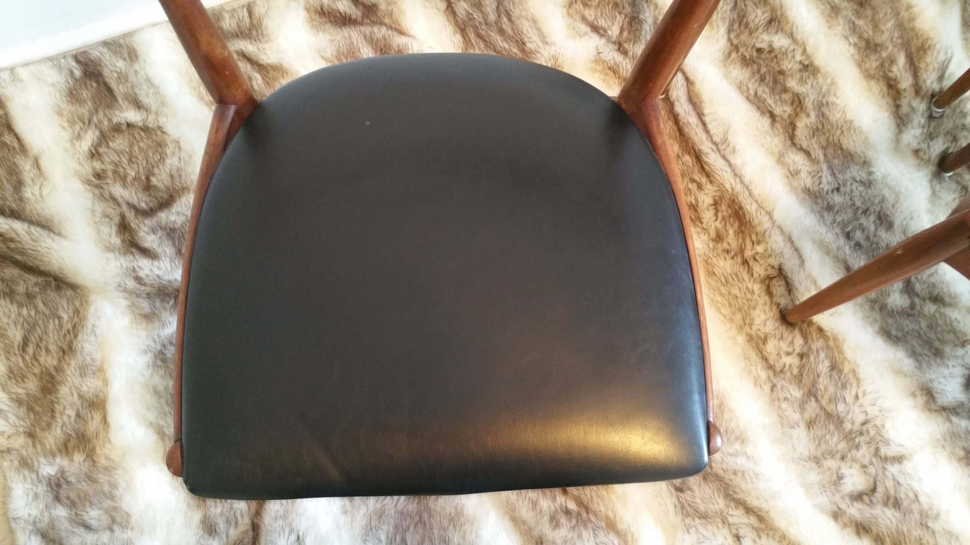Set of 4 lounge chairs by Johannes Andersen for Denmark, 1960 s