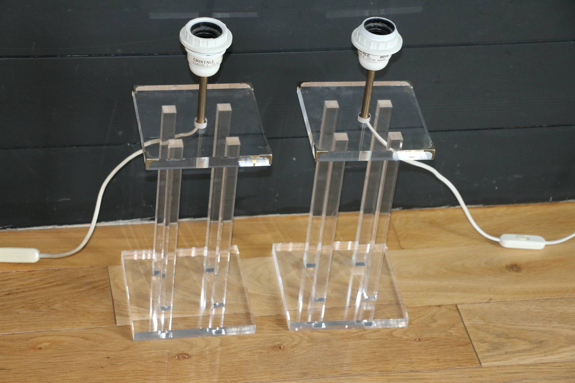 2 lampes David Lange Roche Bobois