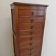 Antique oak filing cabinet