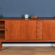 Retro Teak Danish 1960s Long Mid Century Sideboard By Clausen & Søn Denmark