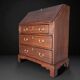 Bureau secrétaire antique français – Louis XVI, acajou massif, vers 1790
