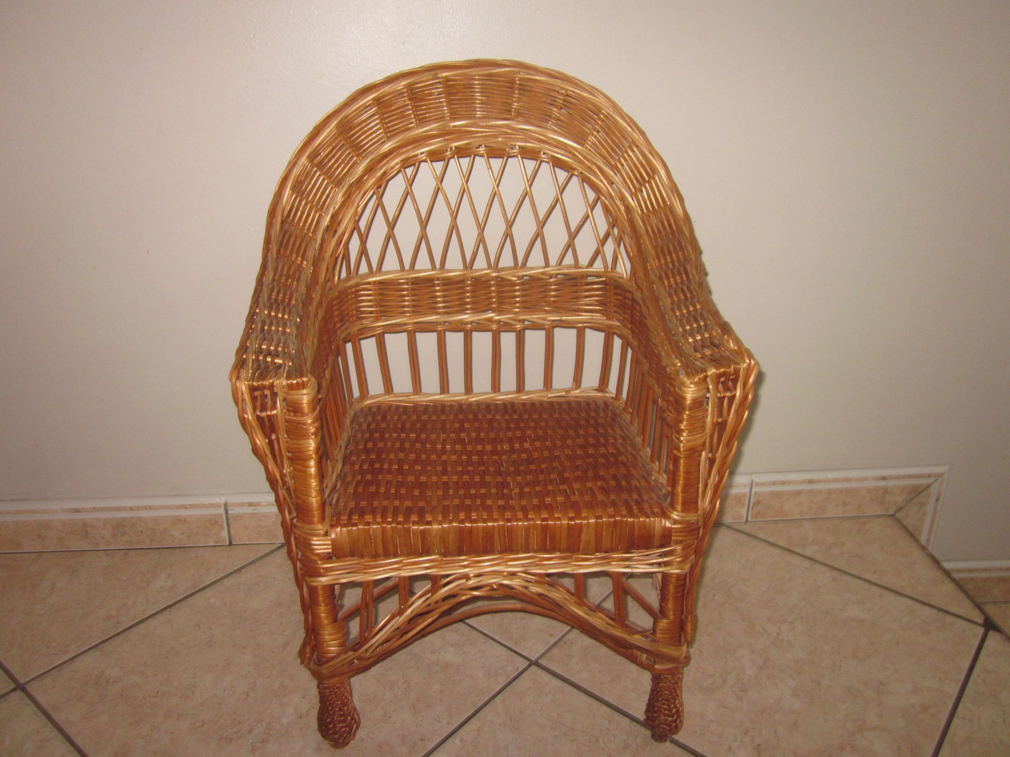 Rattan children's chair