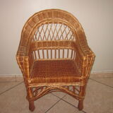 Rattan children's chair