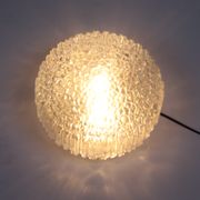 Glass Flush Mount or Sconce by Helena Tynell for Glashütte Limburg, 1960s