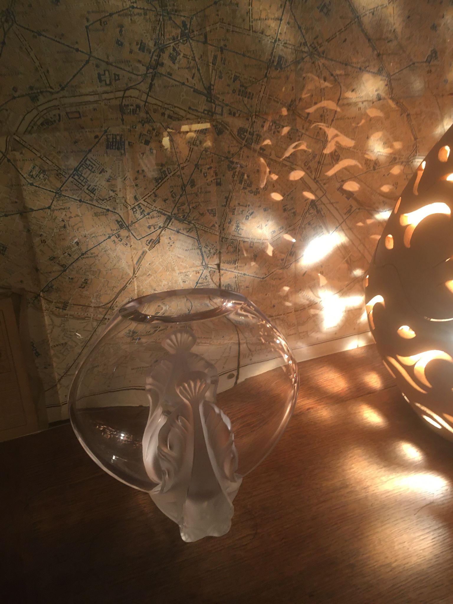 Garance vase in Lalique crystal