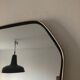 Mirror hexagonal vintage 1960 49x33cm