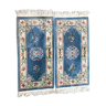 Pair of old Chinese carpets  handmade 70 x 147 cm
