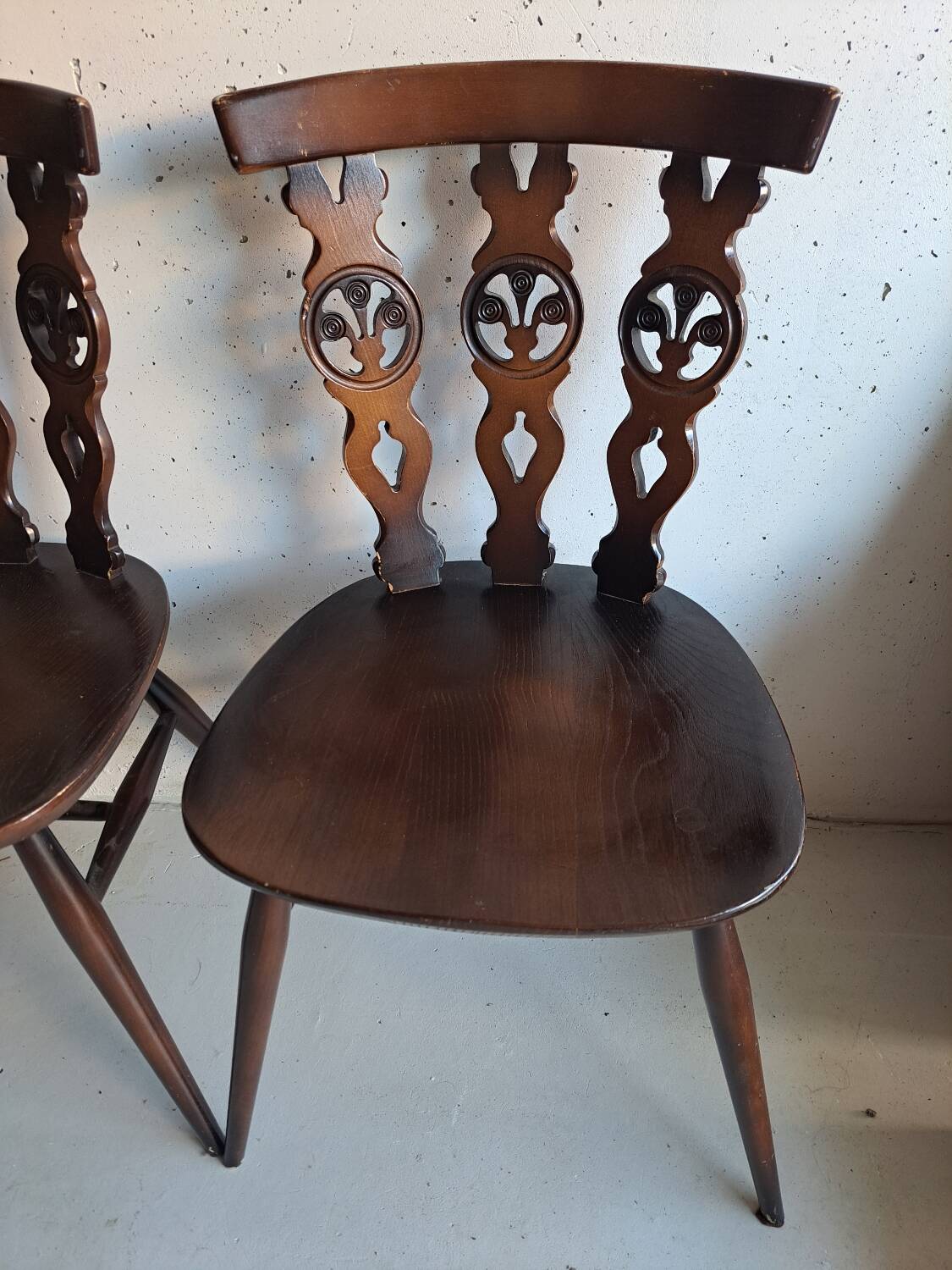 Pair of vintage 60's Ercol chairs