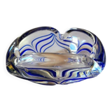 Cendrier en cristal Murano 1970