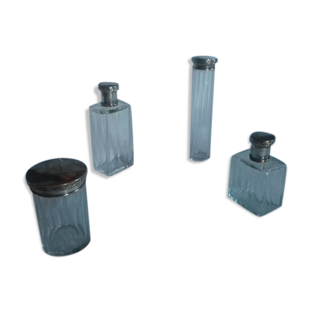 DIAH DO IT AT HOME Lot De 10 Flacons En Verre De 200 Ml Et Bouchons à Vis En Métal Argenté (couvercles à Visser) – Pour Brassage Maison, Huile