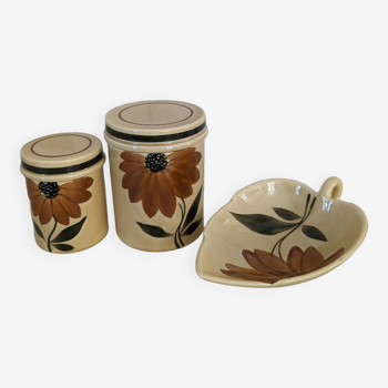 Set of two pots and empty pocket Gien