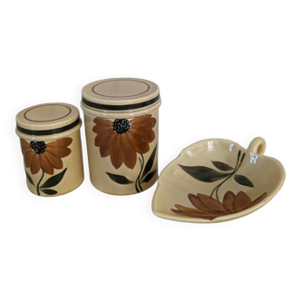 Set of two pots and empty pocket Gien