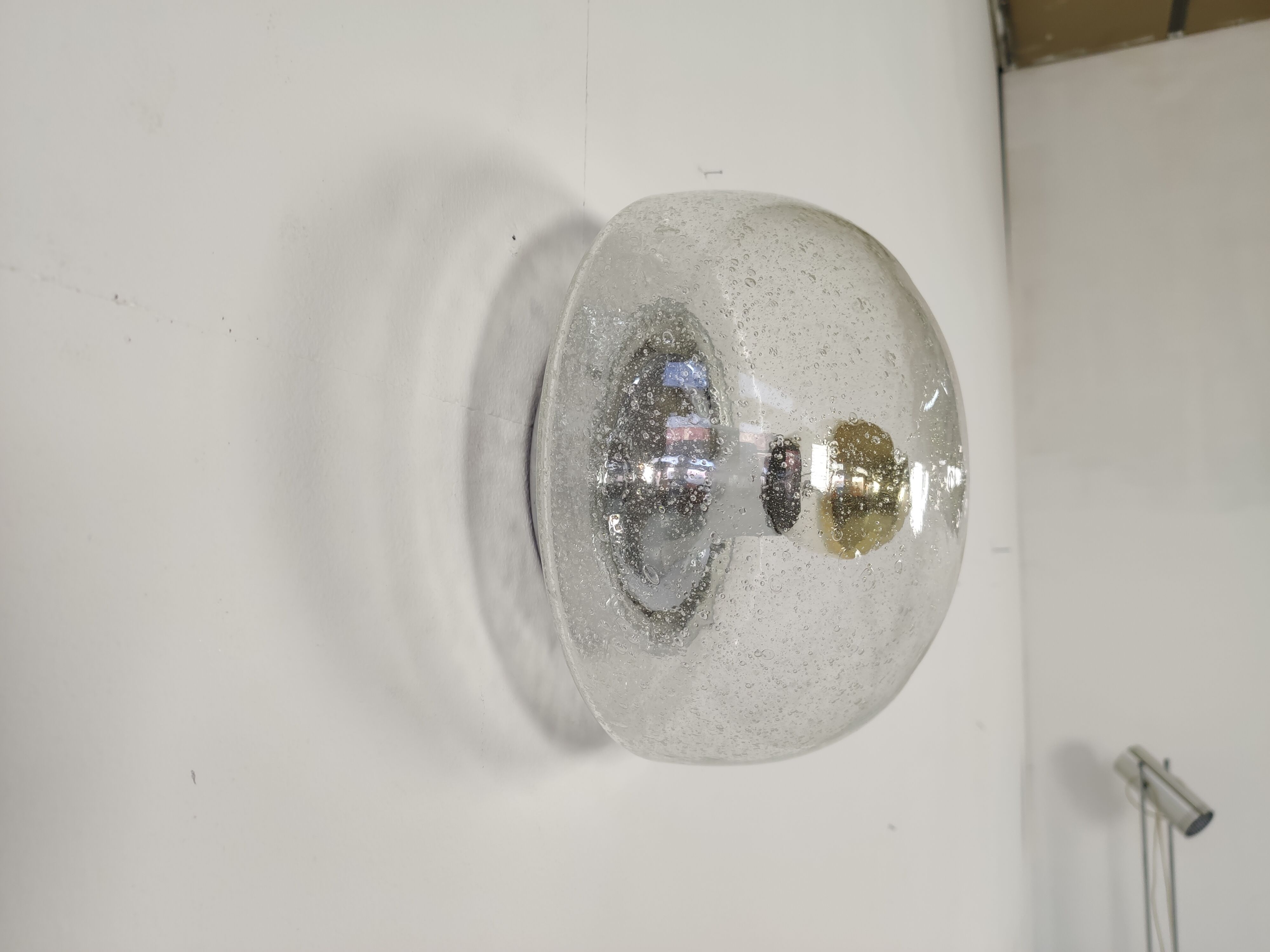 Hillebrand frosted glass wall light 60/70