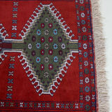 Contemporary rug with tassels shivran 185x118cm