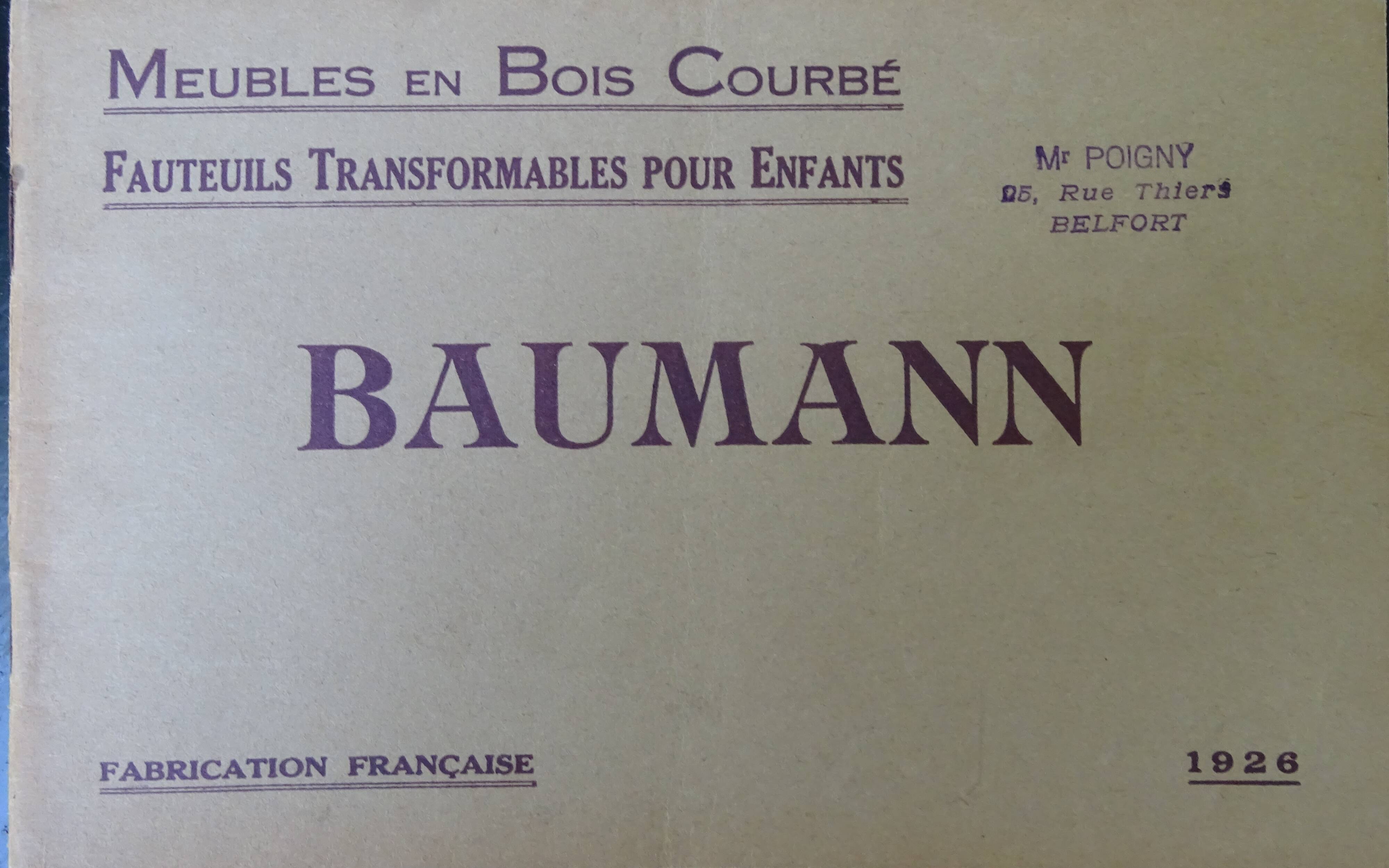 Side table, called "Servante" Baumann 1926