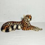 Leopardo de cerámica. España, 1960s.