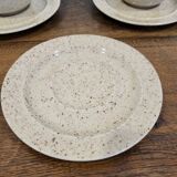 2 cups with saucers in enamelled stoneware