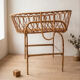 Vintage rattan cradle