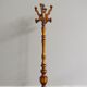Column hanger in walnut turned beech, 1970s