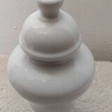 Pair of Covered Vases in Limoges Porcelain, France