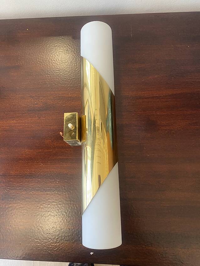 Large simple wall lamp, Raak style, 1970