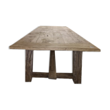 Solid wood table