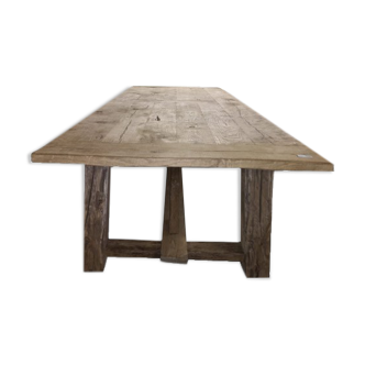 Solid wood table