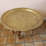 Copper top coffee table morocco