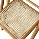 Pair of folding caned chairs